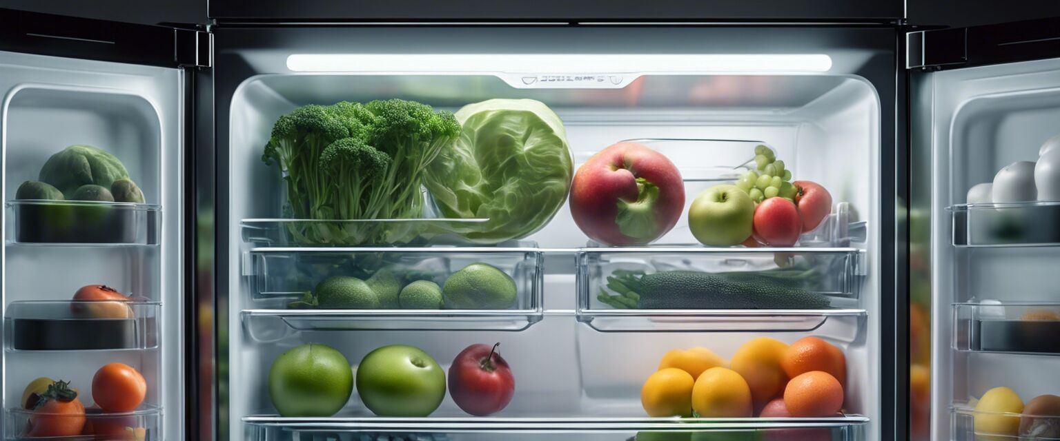 Internal technology of a smart refrigerator