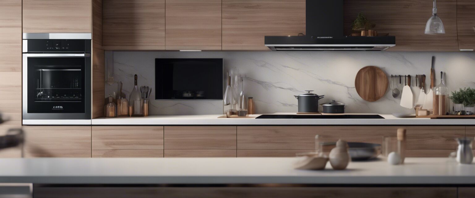 Smart storage technologies in kitchen